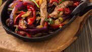 fajitas de pui la tigaie