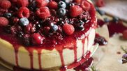 cheesecake cu fructe de padure si branza de vaci