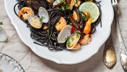 spaghete cu fructe de mare