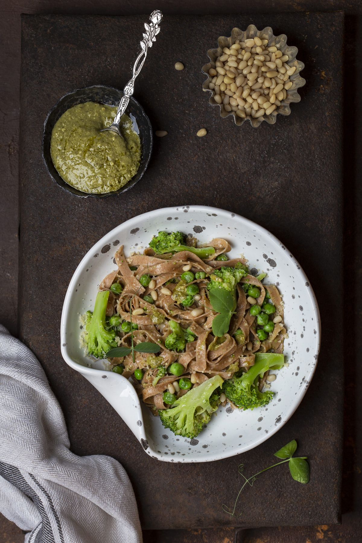 Paste cu broccoli și mazăre paste cu broccoli bebe