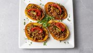 cartofi umpluti cu carne tocata la cuptor