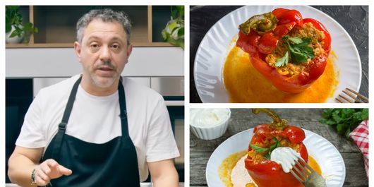Rețeta de ardei umpluți a lui Sorin Bontea! Cheful a dezvăluit care este trucul ce îi face să fie atât de delicioși
