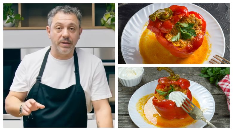 Rețeta de ardei umpluți a lui Sorin Bontea! Cheful a dezvăluit care este trucul ce îi face să fie atât de delicioși Rețeta de ardei umpluți a lui Sorin Bontea! Cheful a dezvăluit care este trucul ce îi face să fie atât de delicioși