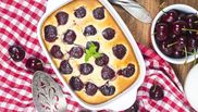 clafoutis cu piersici
