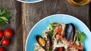 paste cu fructe de mare inghetate