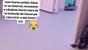 Dana Roba, în scaun cu rotile la spital