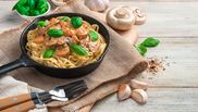 paste cu ciuperci si bacon