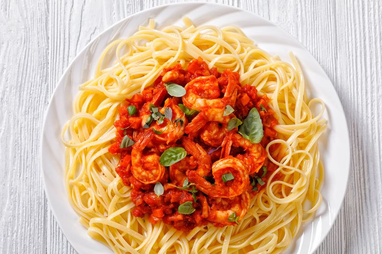 Spaghete cu creveți retete pentru masa de pranz