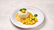 mango panna cotta