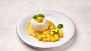 mango panna cotta