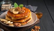 pancakes cu miere
