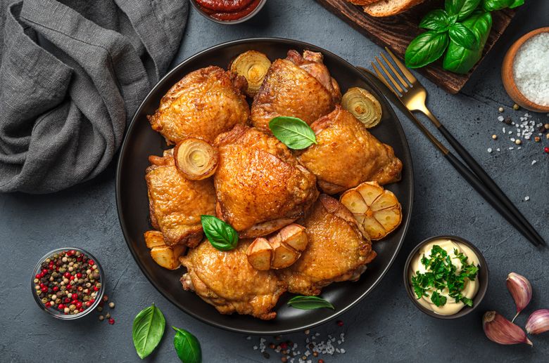 piept de pui la cuptor cu marar