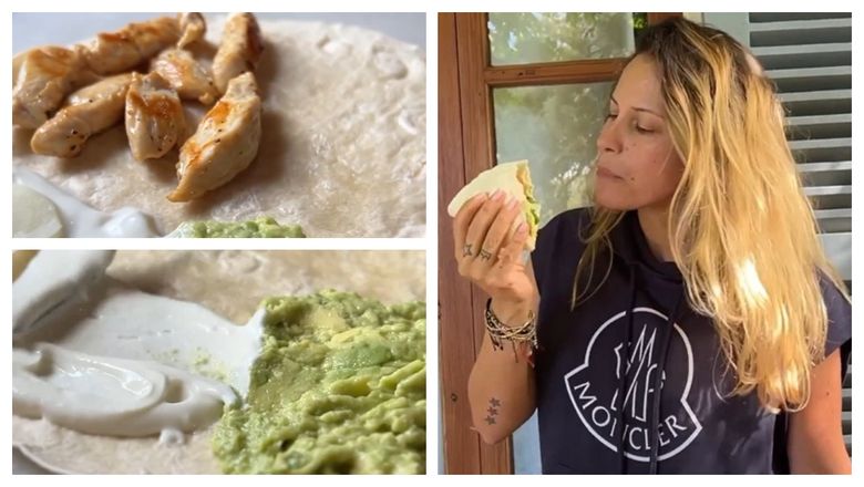 Rețetă de wrap cu pui și avocado. Carmen Fit a dezvăluit secretul ei pentru pregătirea delicioasei lipii!