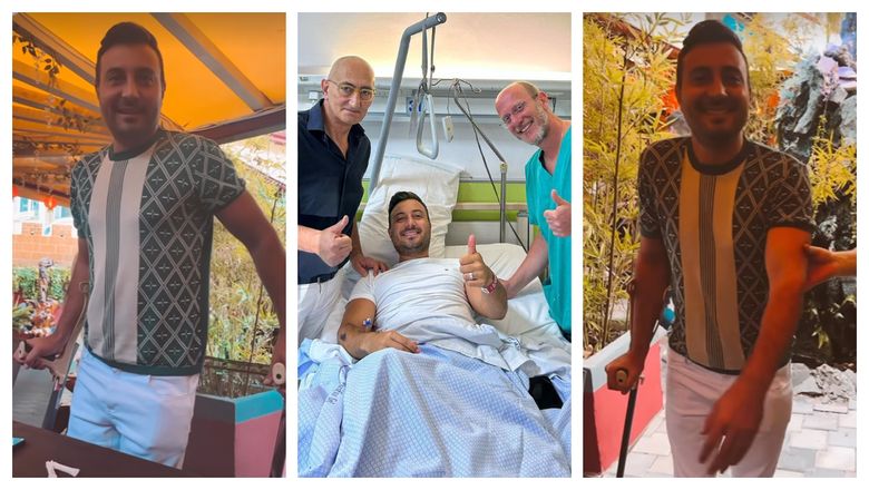 „Și-a revenit băiatul meu.” Cum s-a afișat Valentin Sanfira, la o lună de la accidentul suferit în Italia. Imaginile cu artistul au apărut pe internet