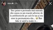 Mira, mesaj îngrijorător pe rețelele de socializare! Care este starea de sănătate a artistei