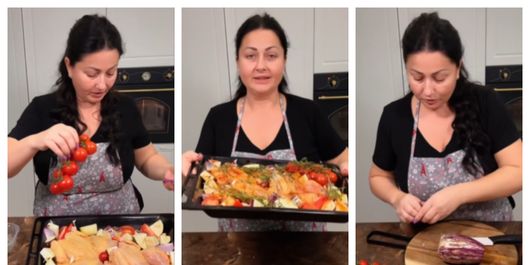 “Cel mai simplu și la îndemână este puiul la cuptor! Totul durează cinci, șase minute.” Rețeta Gabrielei Cristea pentru puiul la cuptor și secretul legumelor care nu mai arată bine la frigider