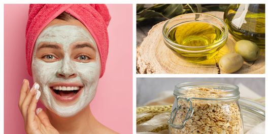 Masca cu ovăz și ulei de măsline pentru închiderea porilor de pe față. Machiajul se va așeza mult mai uniform pe ten