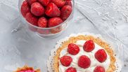 tarta cu capsune