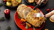 rulada cu muschi de porc umplut cu ciuperci