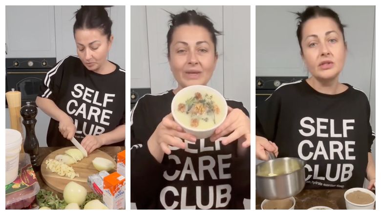 „Alcoolul se evaporă la fierbere, așa că puteți să le dați și copiilor din pateul acesta! O să topesc niște grăsime de rață după ce se va răci.” Rețeta de pateu de casă a Gabrielei Cristea „Alcoolul se evaporă la fierbere, așa că puteți să le dați și copiilor din pateul acesta! O să topesc niște grăsime de rață după ce se va răci.” Rețeta de pateu de casă a Gabrielei Cristea