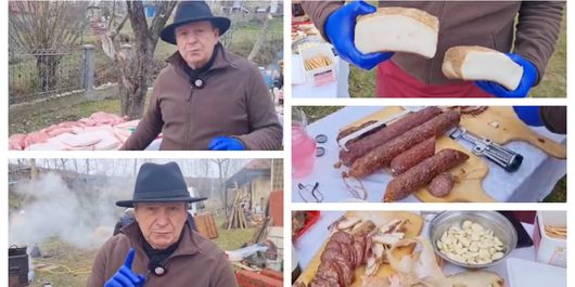 „Oamenii au început să revină la porcul neatins genetic. Salamurile sunt făcute toate de casă.” Aurel Tămaș a asistat la tăierea porcului! Artistul a vorbit despre preparatele pregătite