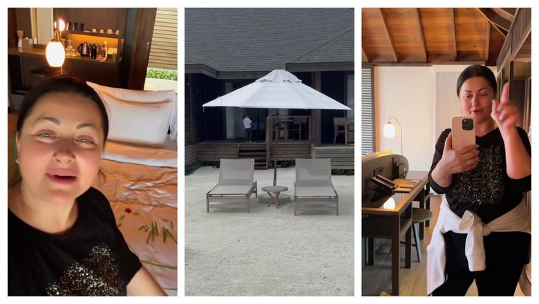 „Pentru priveliștea asta a meritat tot efortul pe care l-am făcut.” Gabriela Cristea, turul vilei din Maldive, în care va sta cu familia pentru următoarele zile