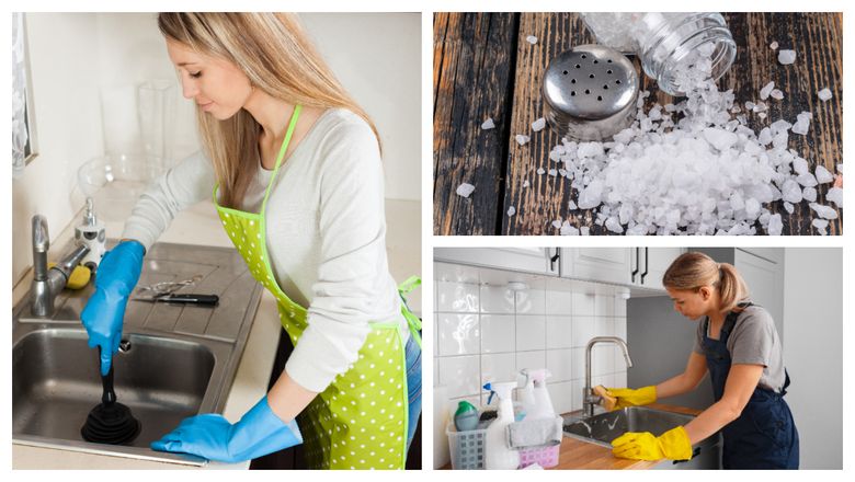 Motivul pentru care sarea este extrem de utilă, dacă o adaugi în chiuvetă. Trucul care le va ușura munca gospodinelor