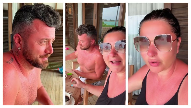 „Fetele sunt un pic mai bine decât noi. Noi suntem împăiați. Nu putem să ne mișcăm.” Gabriela Cristea și familia, peripeții în vacanța din Maldive „Fetele sunt un pic mai bine decât noi. Noi suntem împăiați. Nu putem să ne mișcăm.” Gabriela Cristea și familia, peripeții în vacanța din Maldive