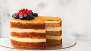 tort cu miere si crema alba