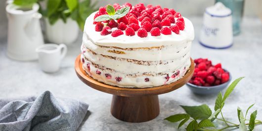Tort cu zmeură. Pe cât de bine arată, pe atât de gustos este!