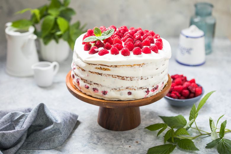 Tort cu zmeură. Pe cât de bine arată, pe atât de gustos este!