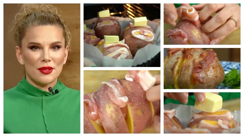 VIDEO „O idee inedită, arată minunat! Cred că sunt pe placul tuturor copiilor!” Rețeta de cartofi cu bacon și cașcaval a Alinei Laufer! Un preparat delicios pentru toată lumea!