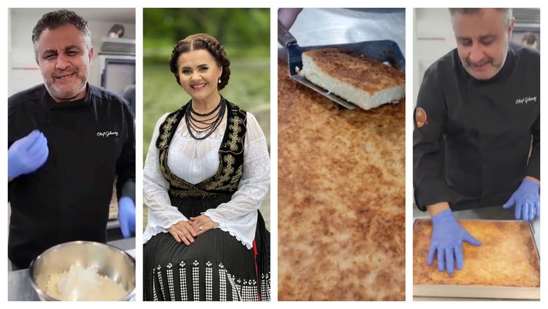 „Va ieși o rețetă delicioasă. O nebunie!” Rețeta de plăcintă cu brânză a Niculinei Stoican, pregătită de chef Gheorg! „Va ieși o rețetă delicioasă. O nebunie!” Rețeta de plăcintă cu brânză a Niculinei Stoican, pregătită de chef Gheorg!