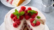 tort cu crema de mascarpone si zmeura
