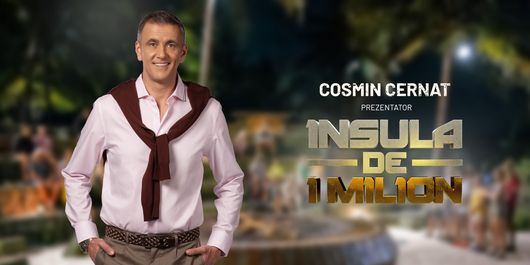 Cosmin Cernat este prezentatorul celui mai amplu experiment social televizat, “Insula de 1 milion”!