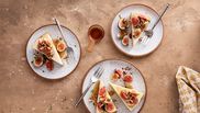 cheesecake cu smochine si sirop de artar