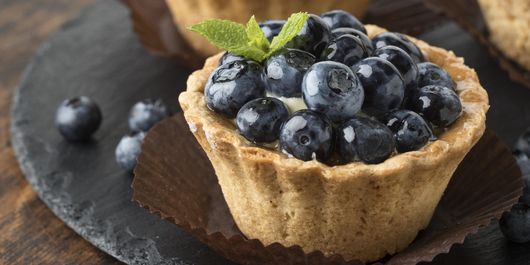 Mini tarte cu afine. Te va surprinde gustul!