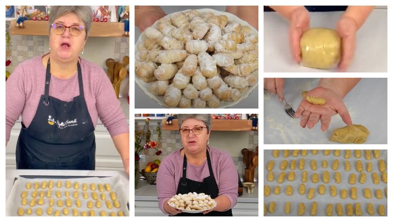 Rețeta cornulețelor cu nucă a Ginei Bradea. Care sunt ingredientele de care aveți nevoie pentru 100 de cornulețe