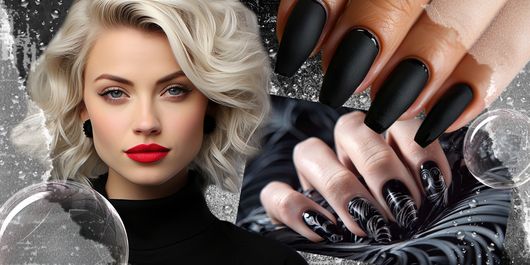 7 modele de unghii negre. Idei frumoase și originale