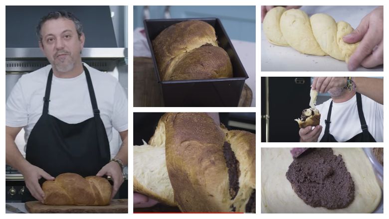 Rețeta de cozonac cu nucă a lui chef Sorin Bontea. „Este un cozonac simplu. Am să mă delectez cu ceva bun.”