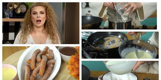 Rețeta de churros a Alinei Laufer, un desert cu care veți impresiona pe cei din jur. „Vom face ceva exotic. După ce ați amestecat oul, veți obține un aluat omogen, puțin lipicios.”