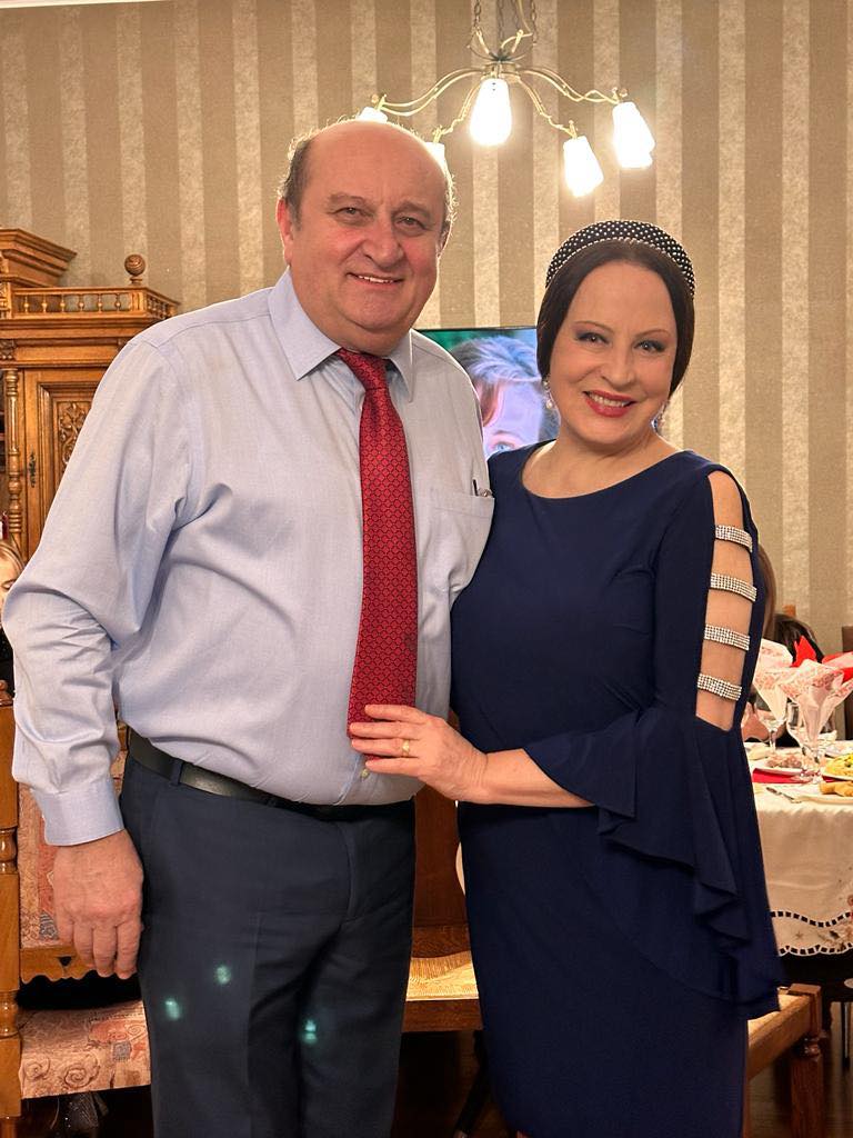 Maria Dragomiroiu și soțul ei