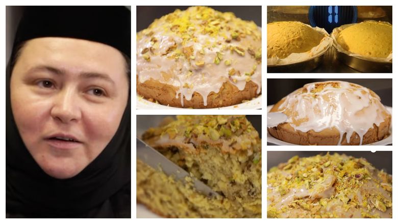 Chec cu fistic și glazură, rețeta maicii Ecaterina. „Este o rețetă foarte simplă. Nu trebuie să fie măcinat, trebuie să se simtă.” Chec cu fistic și glazură, rețeta maicii Ecaterina. „Este o rețetă foarte simplă. Nu trebuie să fie măcinat, trebuie să se simtă.”