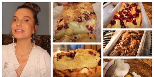 Rețeta de tartă cu banane, mere și vișine a Annei Lesko! „Astăzi sunt extrem de entuziasmată, pentru că vreau să vă propun să facem o tartă delicioasă și care se prepară destul de repede!”