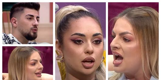 Roberta și Julia își aruncă săgeți în Casa Iubirii! Patrick, pe post de arbitru: „Diferența dintre noi două este că eu am căutat atenția unui singur bărbat, nu la 3.”
