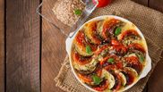 vinete cu mozzarella si rosii la cuptor