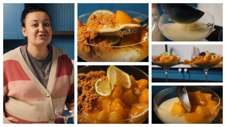 Rețeta de Panna Cotta cu mango a Roxanei Blenche. Un desert delicios și ușor de preparat: „La final stoarceți suc de lime şi presărați coajă de lime rasă!” Rețeta de Panna Cotta cu mango a Roxanei Blenche. Un desert delicios și ușor de preparat: „La final stoarceți suc de lime şi presărați coajă de lime rasă!”