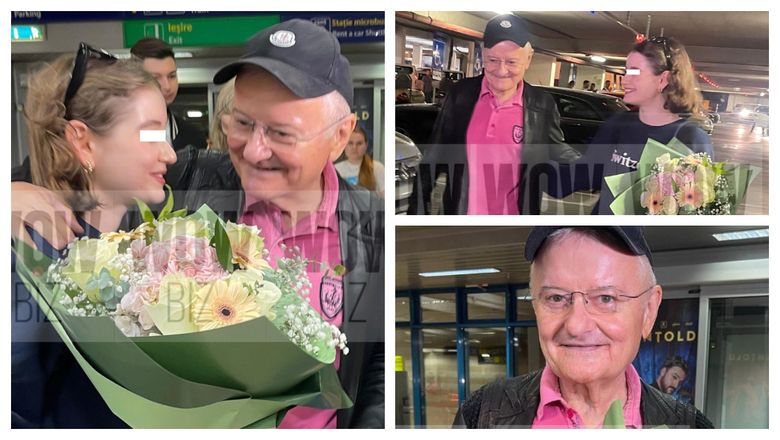 Imagini de colecție! Irinel Columbeanu și fiica sa, din nou împreună! Irinuca s-a întors în România, după 6 ani petrecuți în SUA. Cum a așteptat-o fostul milionar pe fiica sa la aeroport?