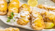eclere cu crema de lamaie