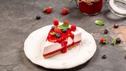 cheesecake cu gem de zmeura